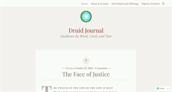 Desktop Screenshot of druidjournal.net