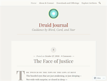 Tablet Screenshot of druidjournal.net